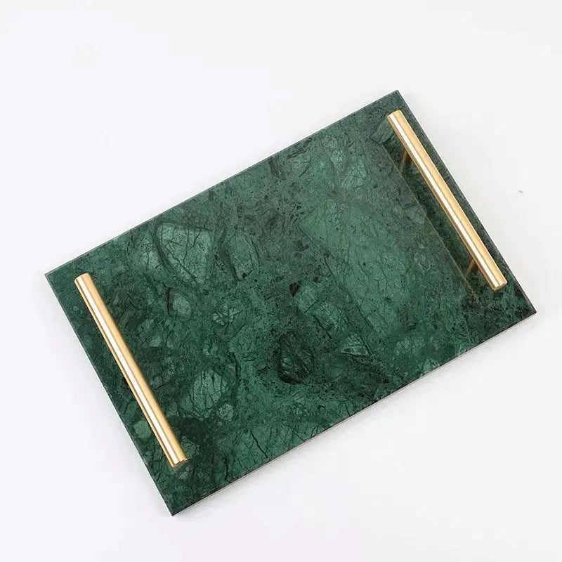Marble Dessert Pastry Tray Display Tray Jewelry Storage Tray Tray Storage Tray - Bellarte Enchanté Marble Dessert Pastry Tray Display Tray Jewelry Storage Tray Tray Storage Tray